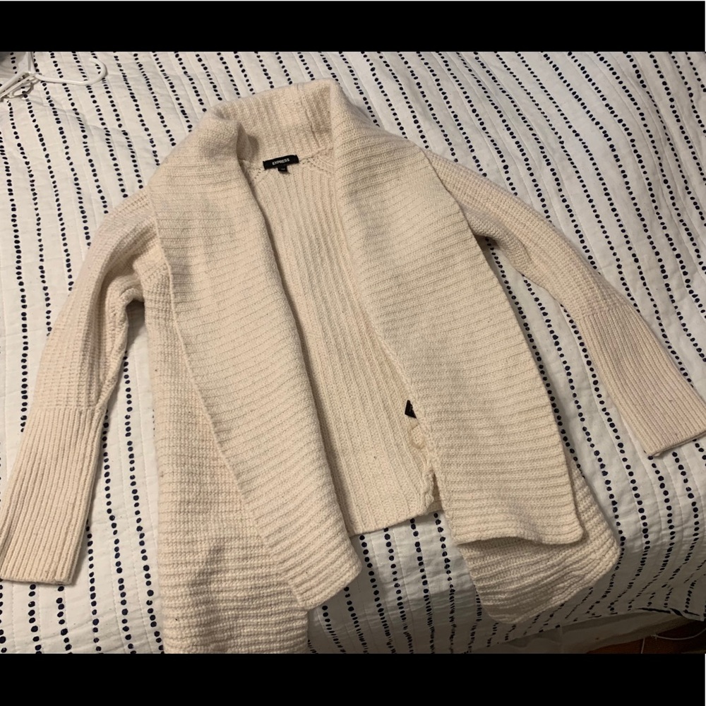 Cream sweater from Express